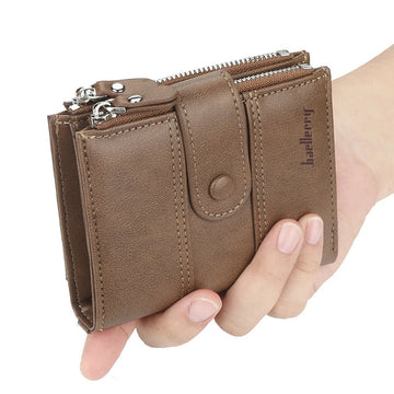 Genuine Baellerry Buffalo Leather Wallet Classic Trifold Edition
