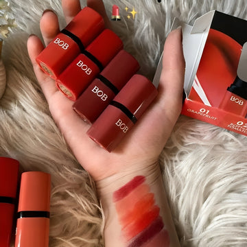 6 Pcs Bob Matte High Pigmented Lipstick Set
