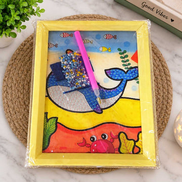 Diamond Painting Kit For Kids With Frame - Toy Accessory Designed For Entertainment And Daily Play Routine